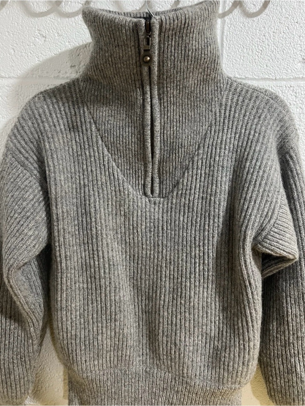 Vintage Norwegian Windfjord weatherproof  100% wool sweater XS Made In Norway
